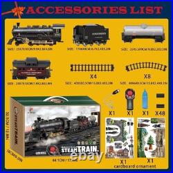 Electric Train Sets for Kids Christmas Train Toys Steam Locomotive