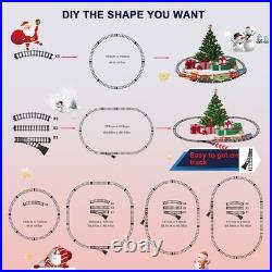 Electric Train Sets for Kids Christmas Train Toys Steam Locomotive