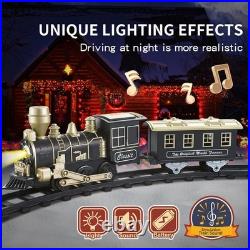 Electric Train Sets for Kids Christmas Train Toys Steam Locomotive