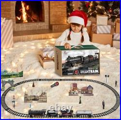Electric Train Sets for Kids Christmas Train Toys Steam Locomotive