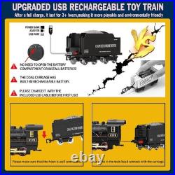 Electric Train Sets for Kids Christmas Train Toys Steam Locomotive