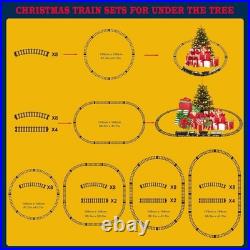 Electric Train Sets for Kids Christmas Train Toys Steam Locomotive