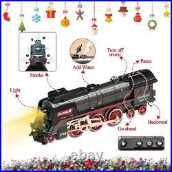 Electric Train Sets for Kids Metal Alloy Christmas Train Toys Steam Locomotive