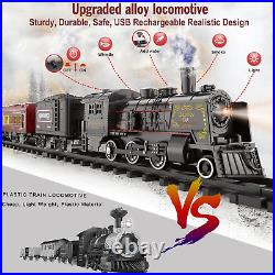 Electric Train Sets for Kids Metal Alloy Christmas Train Toys Steam Locomotive Electric Train Sets for Kids Metal Alloy Christmas Train Toys Steam Locomotive