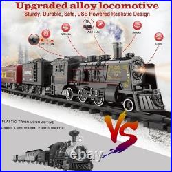 Electric Train Sets for Kids Metal Alloy Christmas Train Toys Steam Locomotive Electric Train Sets for Kids Metal Alloy Christmas Train Toys Steam Locomotive