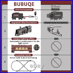 Electric Train Sets for Kids Metal Alloy Christmas Train Toys Steam Locomotive Electric Train Sets for Kids Metal Alloy Christmas Train Toys Steam Locomotive