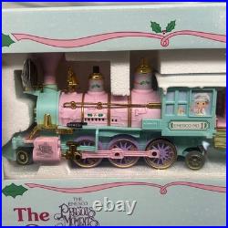 Enesco Precious Moments Sugar Town Holiday Express Train Set + Cars CIB VINTAGE