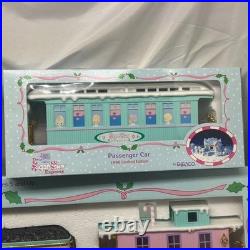 Enesco Precious Moments Sugar Town Holiday Express Train Set + Cars CIB VINTAGE