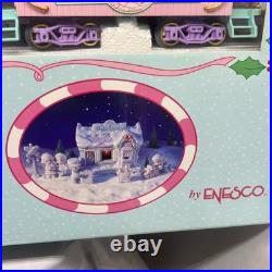 Enesco Precious Moments Sugar Town Holiday Express Train Set + Cars CIB VINTAGE