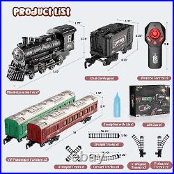 Express Battery-Powered Train Set with Sound, Smoke & Light Effects