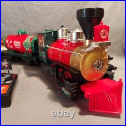 Ez-Tec North Pole Express Christmas Train Set Snowman Car