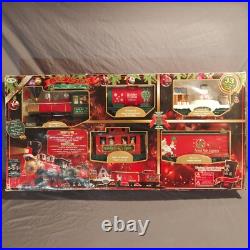 Ez-Tec North Pole Express Christmas Train Set Snowman Car