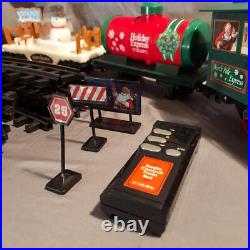 Ez-Tec North Pole Express Christmas Train Set Snowman Car