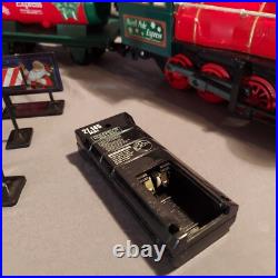 Ez-Tec North Pole Express Christmas Train Set Snowman Car