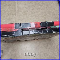 Ez tec North pole Radio Control express christmas train set 25 Ft Track Pre-owne