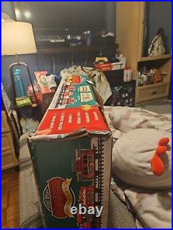Eztec 2010 North Pole Express Christmas Train Set 27 Pc Music Lights #62170
