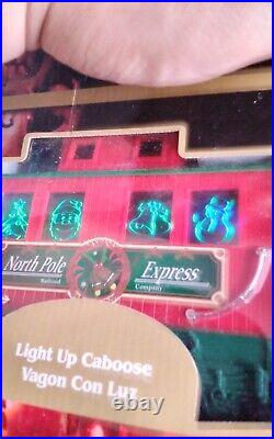 Eztec 33 Piece Christmas North Pole Express Musical Train Set New Sealed