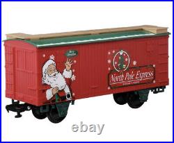 Eztec 33 Piece Christmas North Pole Express Musical Train Set Wireless Remote A+