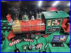 Eztec 46 piece North Pole Express Animated Christmas Train Set Vintage
