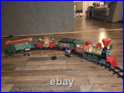 Eztec Happy Holiday Express 29 Pc Train Set Working Condition Open Box Complete
