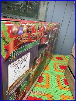 Eztec North Pole Express Train Set Christmas Wireless Musical 33 Pieces Sealed