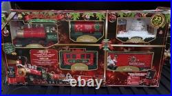 Eztec North Pole Express Train Set Christmas Wireless Remote Musical 33 Pieces