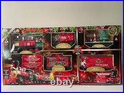 Eztec North Pole Express Train Set Christmas Wireless Remote Musical 33 Pieces