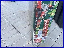 Eztec North Pole Express Train Set Christmas Wireless Remote Musical 35 Pieces