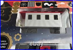 Fao Schwarz Motorized Train Set with Real Lights & Sounds 34-Piece Christmas Decor