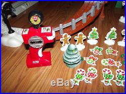 Fisher Price Geo Trax Christmas in Toy Town Train Set Lights Up Music