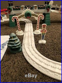 Fisher Price Geotrax Christmas in Toytown remote train set toy. Lights! Music
