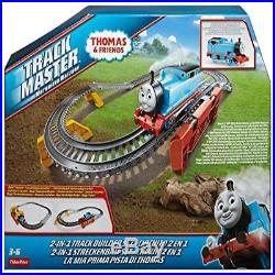 Fisher-Price Thomas The Train Trackmaster 2-In-1 Track Builder Set Toy Play Perf