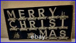 Fort Pewter Merry Christmas 17 Piece Train Set Pre Own VGUC