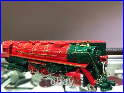 Franklin Mint 6 pc Precision Models NORTH POLE LIMITED Christmas Train Set 1998