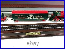 Franklin Mint 6 pc Precision Models NORTH POLE LIMITED Christmas Train Set 1998