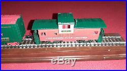 Franklin Mint North Pole Limited Train Set 4-6-4 Hudson Locomotive 6 piece HO