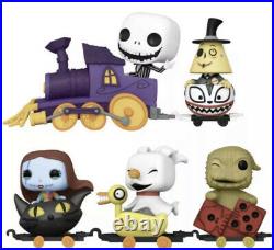 Funko Pop. Nightmare Before Christmas Train Full Set of 5 In Hand with Protector
