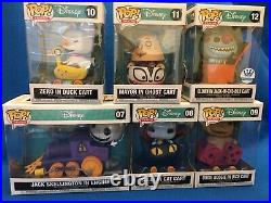 Funko Pop Nightmare Before Christmas Train Set Of 6 With Protectors Great Boxes