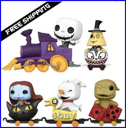 Funko Pop! Nightmare Before Christmas Trains Full Set of 5 PREORDER w PROTECTORS