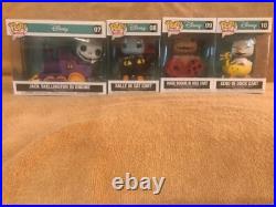 Funko Pop! The Nightmare Before Christmas Train Set Of 4 Jack, Sally, Oogie, Zero