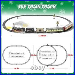 Funwee Train Set with Glowing Passenger Carriages for Under Christmas