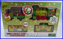 GRINCH HOLIDAY EXPRESS TRAIN SET 36 PC NEW IN BOX 65th ANNIVERSARY