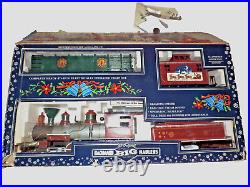 G Scale Bachmann Big Haulers White Christmas Express Locomotive Train Set G Scale Bachmann Big Haulers White Christmas Express Locomotive Train Set