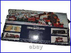 G Scale Bachmann Big Haulers White Christmas Express Locomotive Train Set G Scale Bachmann Big Haulers White Christmas Express Locomotive Train Set