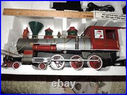 G Scale Bachmann Big Haulers White Christmas Express Locomotive Train Set G Scale Bachmann Big Haulers White Christmas Express Locomotive Train Set