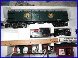 G Scale Bachmann Big Haulers White Christmas Express Locomotive Train Set G Scale Bachmann Big Haulers White Christmas Express Locomotive Train Set