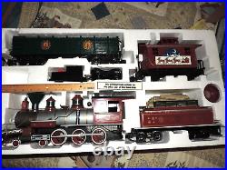 G Scale Bachmann Big Haulers White Christmas Express Locomotive Train Set G Scale Bachmann Big Haulers White Christmas Express Locomotive Train Set