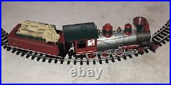 G Scale Bachmann Big Haulers White Christmas Express Locomotive Train Set G Scale Bachmann Big Haulers White Christmas Express Locomotive Train Set