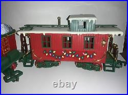 G scale New Bright Musical Holiday Christmas Train Set Animated & Sound Nice