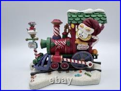 Garfield Christmas Express Train Set Danbury Mint Holiday Figurines Complete Garfield Christmas Express Train Set Danbury Mint Holiday Figurines Complete